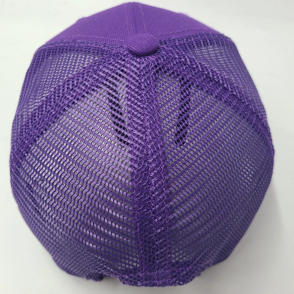 Los Angeles Lakers Hat Snapback Trucker Mesh New Era 9Seventy Purple White Rope